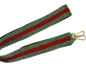 Correa de Bolso Bordada con Cuentas de Semillas, Correa Decorativa de Lujo con Bordado de Cuentas de Semillas - Product Image 4