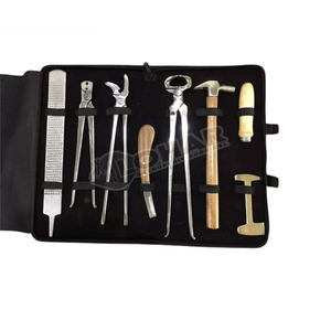 Kit de herramientas para recortar pezuñas de herradura de caballo reutilizable, 4 Uds., alicates de herradura de 16 pulgadas, pinza, escofina, juego de cuchillos para pezuñas - Product Image 5