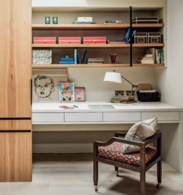 ตู้เก็บของแบบซ่อนในห้องเรียน (โต๊ะทำงานในตัว) - Product Image 4