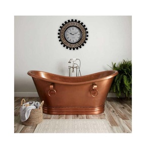 Bañera de cobre de lujo hecha a mano con diseño antiguo para baños premium y decoración interior elegante - Product Image 1
