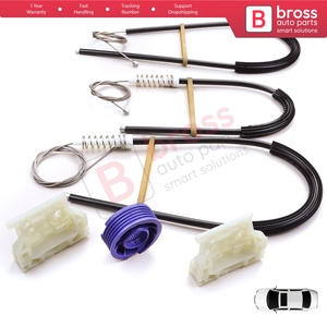 BWR881 Juego de reparación de regulador de ventanilla eléctrica delantera derecha para C5 MK2 MK3 RD/TD RC RD RW 2007-2018 4/5 puerta 9675898980Bross Auto Parts - Product Image 6