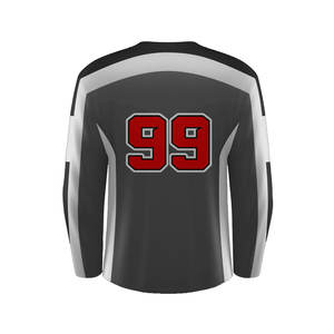 Equipo personalizado camisetas de hockey sobre hielo transpirable poliéster tela bordado Impresión logotipo OEM ODM fábrica al por mayor 2025 - Product Image 2