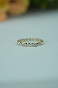 Anillo de diamante cultivado en laboratorio Premium corte redondo VS1 claridad IGI SGL certificado Oro rosa oro plata venta al por mayor pedido a granel proveedor - Product Image 5