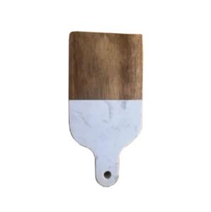 Planche à découper en bois artisanal de vente chaude avec bord coloré planche à découper en bois naturel personnalisée par l'artisanat indien - Product Image 5