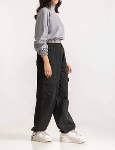 Jersey de algodón puro de gran tamaño para mujer, sudadera polar de cuello redondo natural para mujer, sudaderas personalizadas - Product Image 6