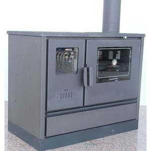 Poêle à bois autoportant DORELLO SOBA noir mat Mf245 pour chauffage intérieur, foyer confortable pour bois de chauffage - Product Image 1