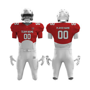 Uniforme de fútbol americano personalizado, conjuntos de equipo con impresión de logotipo, color personalizado, 100 por ciento, alta calidad, bajo MOQ - Product Image 1