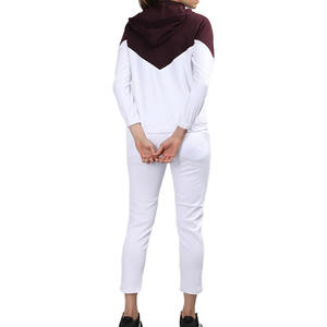 Women's Casual Two-Piece Set Tracksuits Custom Street Style Hooded & Jogger Tracksuit Winter <b>Zip</b> <b>up</b> Tracksuits Set - Product Image 2