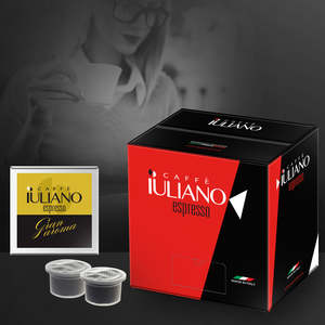 Caffè Iuliano Espresso Gran Aroma Napoli Capsule Compatibili 100 Pezzi - Miscela Arabica Robusta Gusto Morbido Caffeinato - Product Image 2