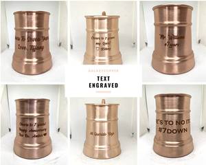 เหยือกกาแฟทองแดงแบบย้อนยุคเป็นมิตรต่อสิ่งแวดล้อมถ้วยทองเหลืองทรงแก้วมอสโกมิลล์เหยือกเบียร์แก้วกาแฟ - Product Image 1