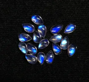 Pear pedra preciosa arco-íris 18x13mm, tamanho calibrado, joias soltas de arco-íris de 13*18mm, pedra azul arco-íris