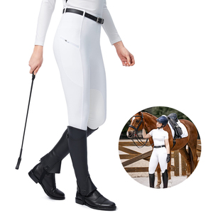 Obtenga Leggings Personalizados al por Mayor, Cómodos, Tipo Jodhpur y Breeches para Mujer, con Diseño de Bolsillo y Elástico para Montar a Caballo - Product Image 6