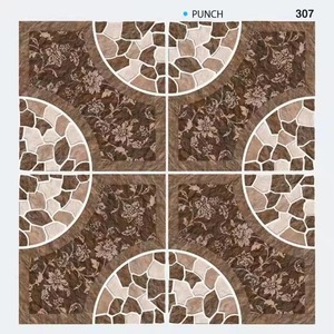 กระเบื้องพอร์ซเลนสำหรับจอดรถดีไซน์ดิจิตอลขนาด400x400มม. แผ่นกันลื่นต้านเชื้อแบคทีเรียเนื้อแข็งสำหรับสวนโรงแรมส่งออก - Product Image 5