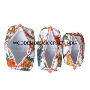 Large Eco-Friendly Vintage Bohemian Portable Cute Makeup Pouch <b>Travel</b> Cosmetic <b>Bag</b> Lightweight for <b>Organizer</b> Zipper for - Product Image 4