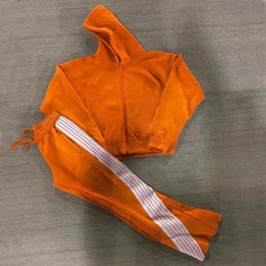 Custom Embroidered logo Oversized Sweatpants and Hoodie Set Cotton Sweatsuit Jogging Set Suit Tracksuit <b>for</b> <b>Men</b> - Product Image 2