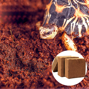 Coco peat block substrate <b>bricks</b> animal bedding is a 100% natural and comfortable material for pets and reptiles - Product Image 1