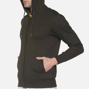 Usine directe hommes sweats à capuche à la mode plus récent Style Street Wear fabriqué au Pakistan blanc plaine fermeture éclair à capuche bon prix - Product Image 5