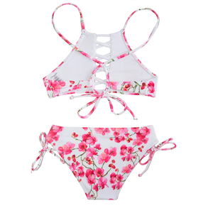ชุดว่ายน้ำบิกินี่สองชิ้นลายดอกไม้สำหรับผู้หญิงชุดว่ายน้ำบิกินี่ทรงสามเหลี่ยม - Product Image 6