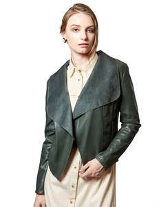 Veste en cuir pour femmes de qualité supérieure, vente en gros, durable, de haute qualité, sur mesure pour un style quotidien - Product Image 1