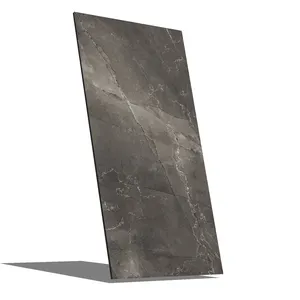 SERMA GREY_R1 (2) 抛光釉面陶瓷地砖尺寸600x 1200毫米灰色高光泽表面。