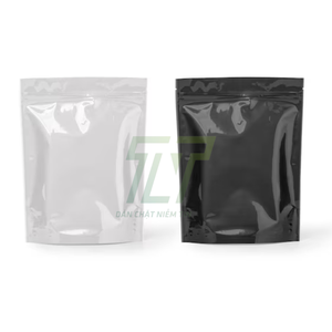 ถุงพลาสติกพีอีโปร่งใสมีซิปโลโก้กำหนดเองสำหรับการจัดเก็บเสื้อผ้าในครัวเรือนที่ทนทาน - Product Image 1