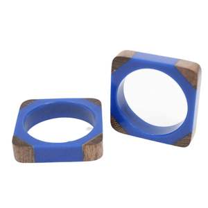 แหวนผ้าเช็ดปากทำจากเรซินออกแบบพิเศษจากผู้ผลิตอินเดีย - Product Image 2