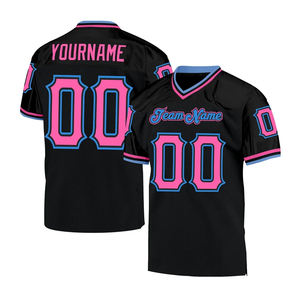 Maillot de football unisexe personnalisé de haute qualité, sublimé à prix réduit, vente à chaud et à bas prix, logo brodé sur des côtes - Product Image 4