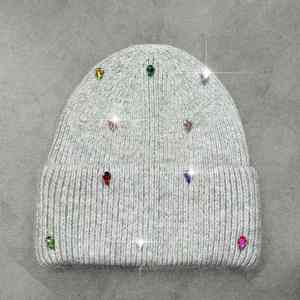 Gorro de Punto Ajustable con Pedrería de Alta Calidad Personalizable 2026, Gorros Elegantes, Cálidos y Transpirables - Product Image 6