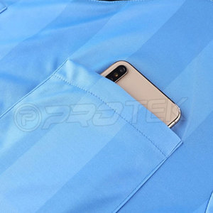 Gran oferta, ropa de fútbol hecha a medida, conjunto de uniformes de fútbol OEM de malla de poliéster en blanco liso - Product Image 4