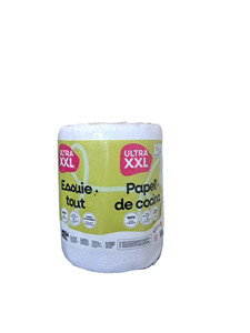 Serviettes en papier XXL Ecolabel en rouleau unique, style sac, produit de sécurité, grandes serviettes en papier pour les mains, pour la maison, l'hôtel, le restaurant, les lieux publics - Product Image 1
