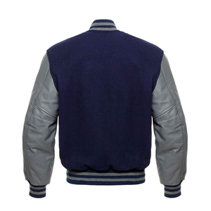 Veste universitaire en laine personnalisée de qualité supérieure pour hommes, col montant hiver, top des ventes, toile respirante, coton à conception imprimée avec logo - Product Image 3