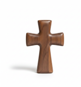 Décoration murale en bois rustique de qualité supérieure, fabriquée à la main par des artisans, croix chrétienne, symbole religieux fait à la main pour la salle de prière, l'église - Product Image 3