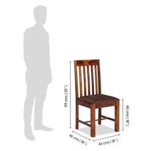 Chaise tourneuse en bois massif pour armoires de bar - Product Image 6