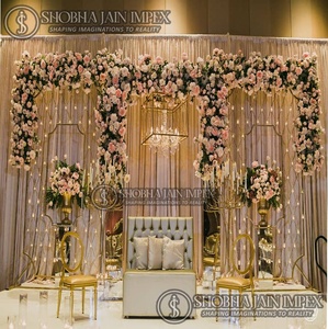 Mur élégant de bougie de décorations d'intérieur d'étape de mariage - Product Image 3