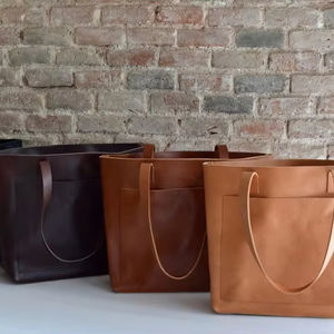 Sac fourre-tout en cuir véritable de luxe personnalisé grande capacité sac à main pour femmes sac à bandoulière Use-LTB-0051 quotidien - Product Image 1