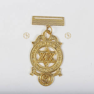 Joyas de Regalia Masónica de Color Dorado para Collares Joyas de Regalia Masónica - Product Image 3