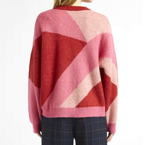 Venta al por mayor por encargo de las mujeres de invierno suéter de punto de moda último suéter Tops para las mujeres suéter de punto - Product Image 2