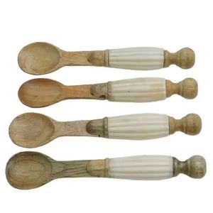 Juego de cubiertos de resina epoxi compatible con restaurantes LHD, cubiertos suaves y fáciles de limpiar para servir café - Product Image 5