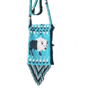 Bolsas de teléfono bordadas y cuentas de semillas hechas a mano con diseños personalizados Bolsa De Teléfono bordada con cuentas de semillas de estilo - Product Image 4