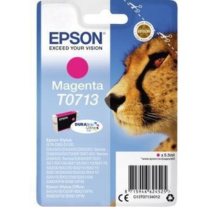 Accesorio Original Epson para Cartucho de Tinta T0713 Aprox. Tinta Magenta de 250 Páginas, 5.5ml para EPSON - Product Image 1