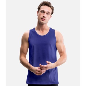 Camiseta sin mangas personalizada para hombre, camiseta de entrenamiento sin mangas con insignia y decoración de botones - Product Image 2