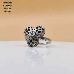 Anillo de compromiso con diamantes de circonita blanca, de buena calidad, Plata de Ley 925, joyería de plata 925 - Product Image 1