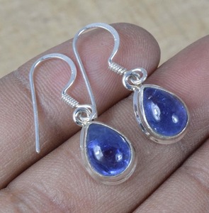 Boucles d'oreilles en argent style Boho faites à la main bijoux en argent sterling 925 kyanite pierres précieuses boucles d'oreilles tendance bijoux pour femmes cadeau - Product Image 2