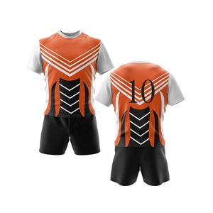 Nouveaux ensembles de vêtements de sport 2023, uniformes de rugby personnalisables, maillot et short respirants, antibactériens, à séchage rapide, logo par sublimation, taille - Product Image 5