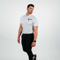 Personalizable de alta calidad de los hombres para los polos de impresión completa blanca Golf Jersey sublimación de moda personalizada camisetas impresas
