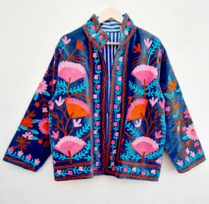 Veste longue pour femme, motif à carreaux, doublure en coton, manteaux d'hiver grande taille avec logo - Prix de gros - Product Image 4