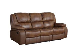 Fauteuil inclinable 3 places Royaloak Naples, Italie en cuir - Product Image 3