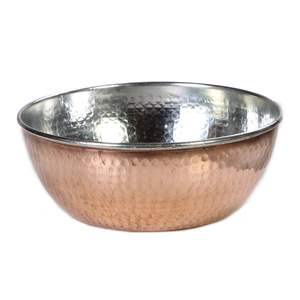 Multi <b>Utility</b> Copper Serving Bowl Perfect For Storing Serving And Displaying A Variety Of Foods At Home - Product Image 1
