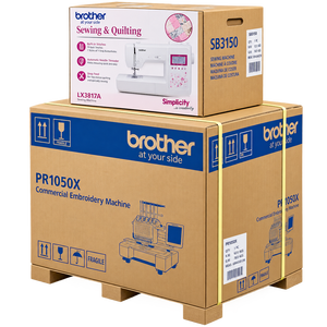 จักรปักคอมพิวเตอร์รุ่นใหม่ PR1050X 12 เข็ม แบบเดี่ยว รับประกัน 2 ปี พื้นที่ปัก 360x200 มม. พร้อมจัดส่ง - Product Image 3