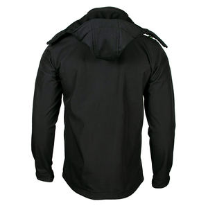 Soft Shell Jacket Fleece Inner Layer Wind Resistant Detachable Hood Made In Turkey Wholesale - Product Image 4